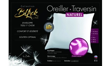 TRAVERSIN NATUREL BLACK LINE L