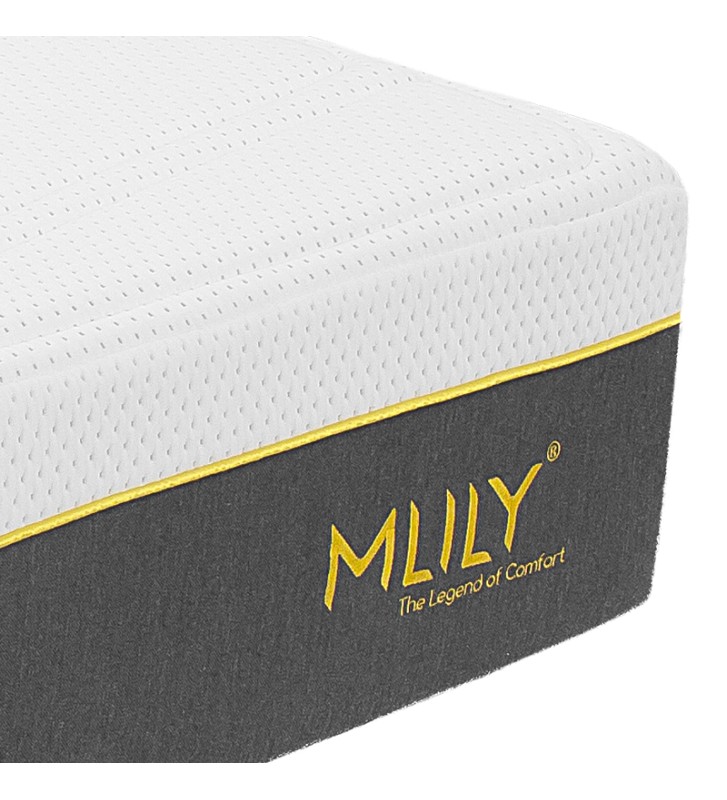 le Matelas 90 x 190 cm 25 cm épaisseur mémoire de forme MLILY