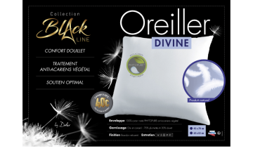 Oreiller DIVINE Black Line