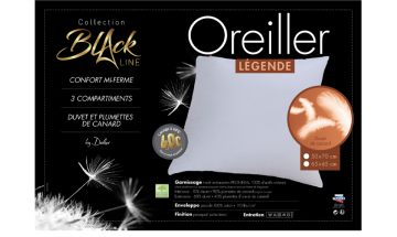 Oreiller LÉGENDE Black Line