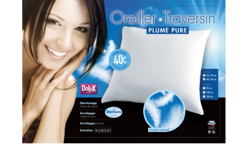 Oreiller PLUME PURE Dolux D