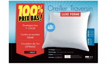 Traversin LUXE ferme...