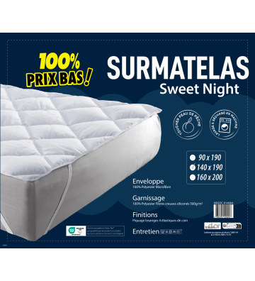 Surmatelas SWEET NIGHT