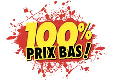 100% prix bas